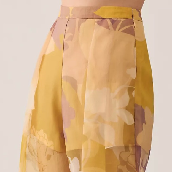 Brand New PANKAJ & NIDHI PRINTED SHEER PANTS - Picture 7 of 16